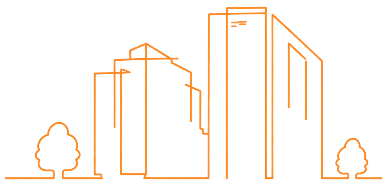 街並みのイラスト
